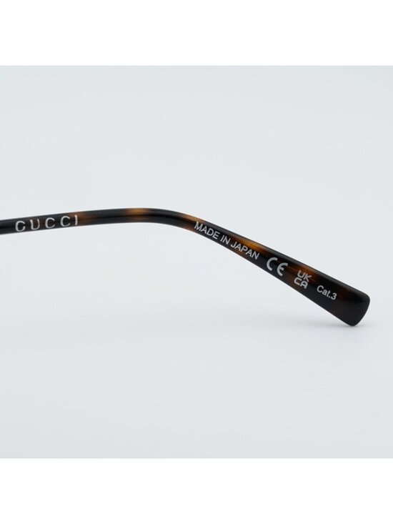 Gucci GG1980S 005 Sunglasses Transparent Cloudy Grey/Silver Oval Frame